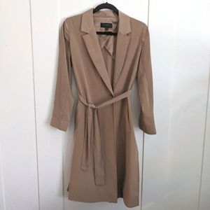 JCREW Soft Drape Tie Waist Jacket